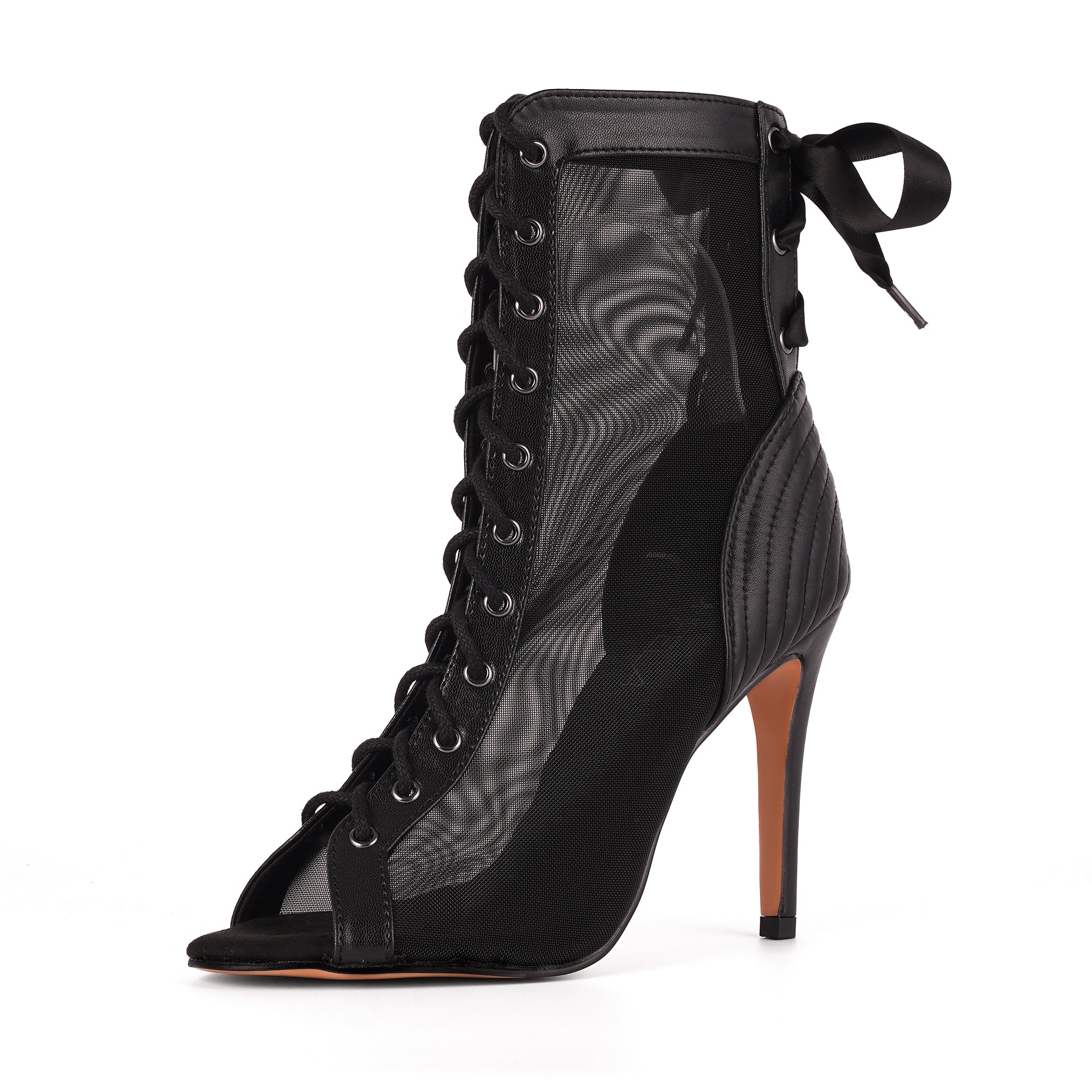 Lace-up heels dance shoes customisable | JOHEELA - Joheela