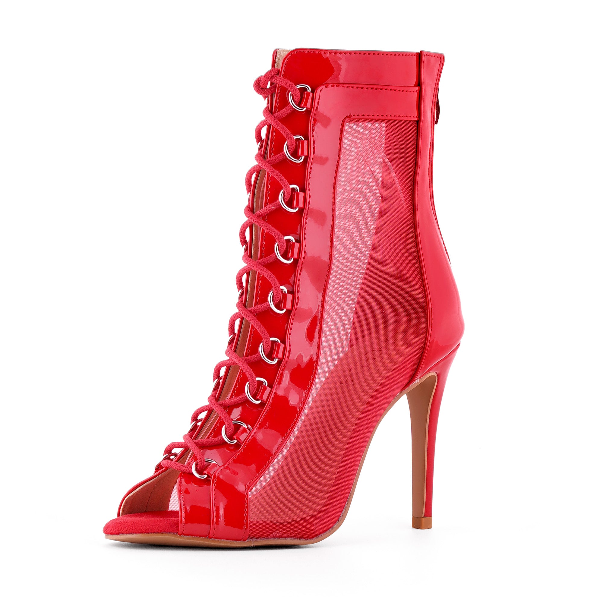 Lace-up heels dance shoes customisable | JOHEELA - Joheela