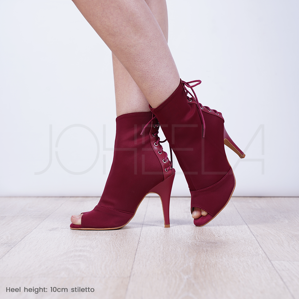 Louane bordeaux Talons stilettos standard Personnalisable