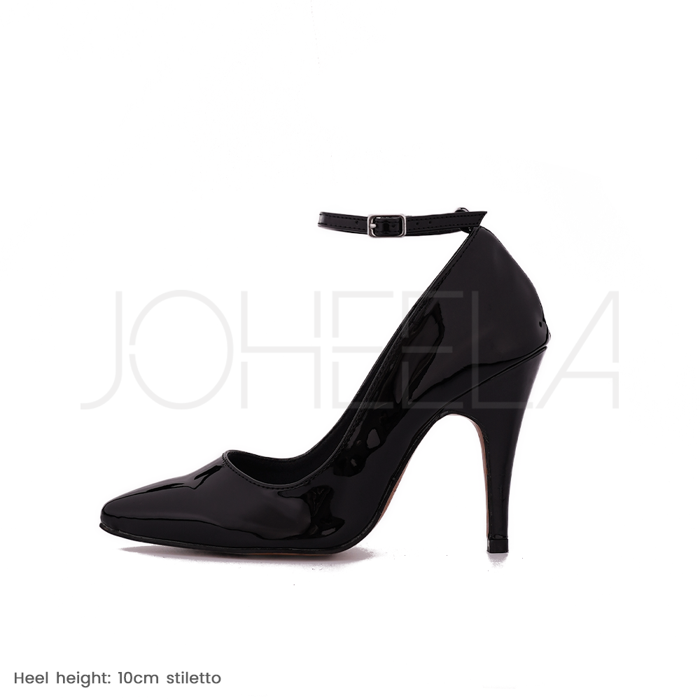 Sabrina black Stiletto heels Ready to ship Joheela