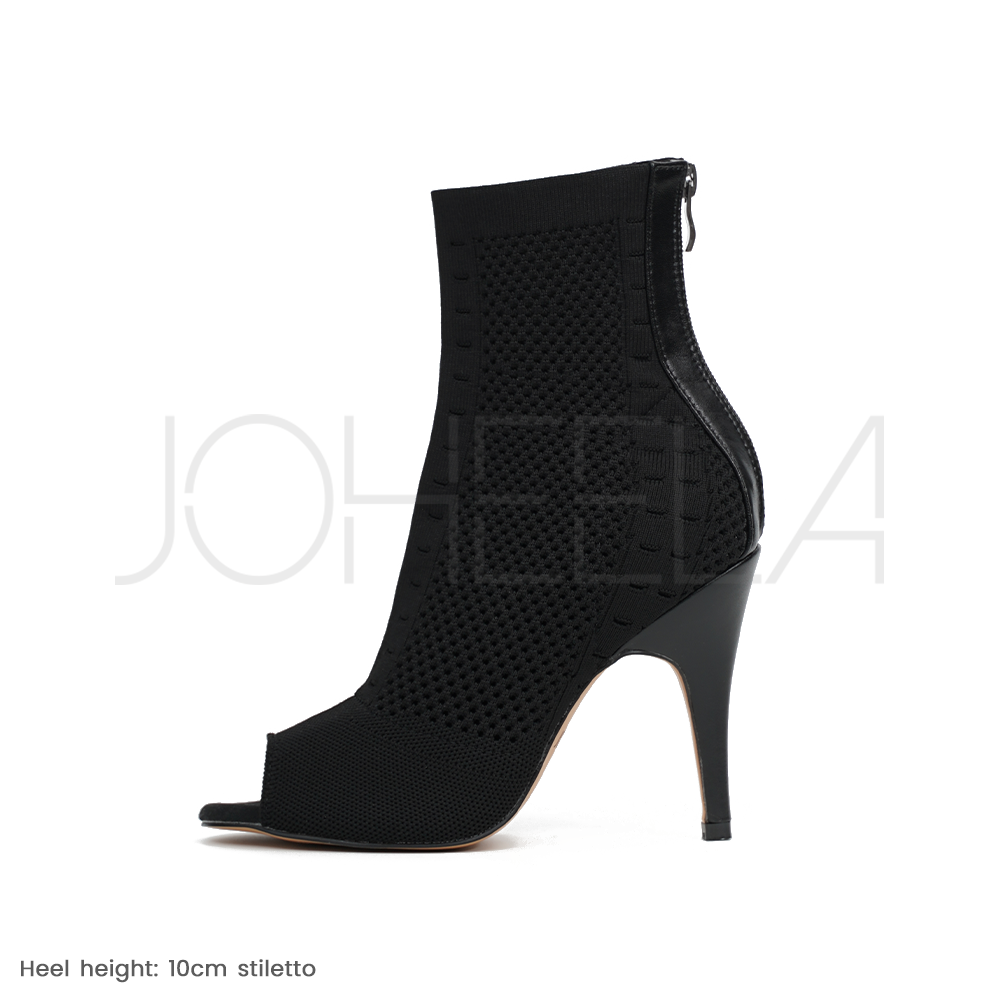 Lou noir - Paire à la demande Joheela - Heels dance shoes - Chaussure de danse talon
